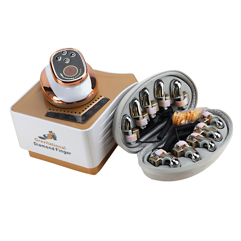 Microcurrent Therapy Rf Ems Golden Fingers Body Massager for Face Lifting Meridians Dredging Radio Frequenc Wrinkle remeoval Body Face massage
