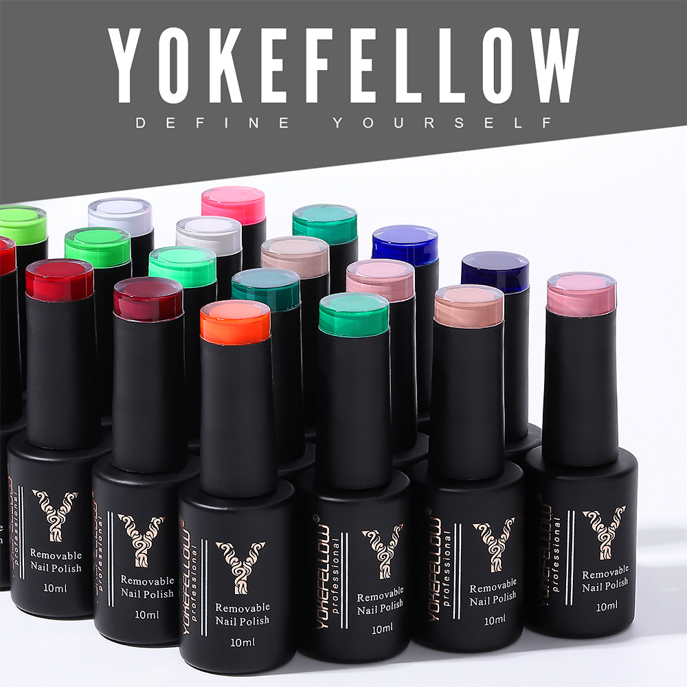 Nail Polish YOKEFELLOW 10ML Gel Nail Polish Sparkle Red Gel Polish Soak Off UV LED Gel Varnish 122 Colors Nail Art Manicure Gifts for Women 230706