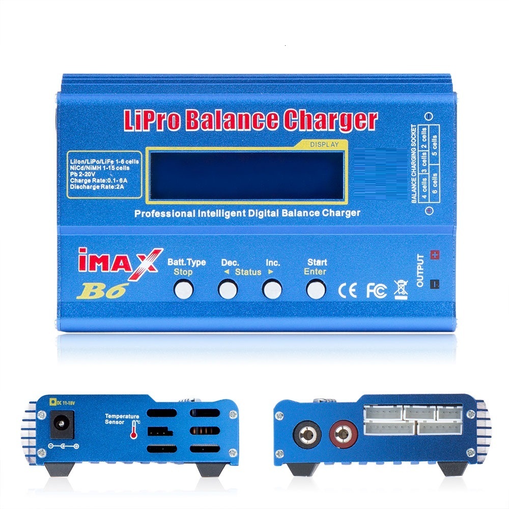 Parts Accessories iMAX B6 80W Battery Charger Lipo NiMh Liion NiCd Digital RC IMAX B6 Lipro Balance Charger Discharger 72W Adjustable Adapter 230705