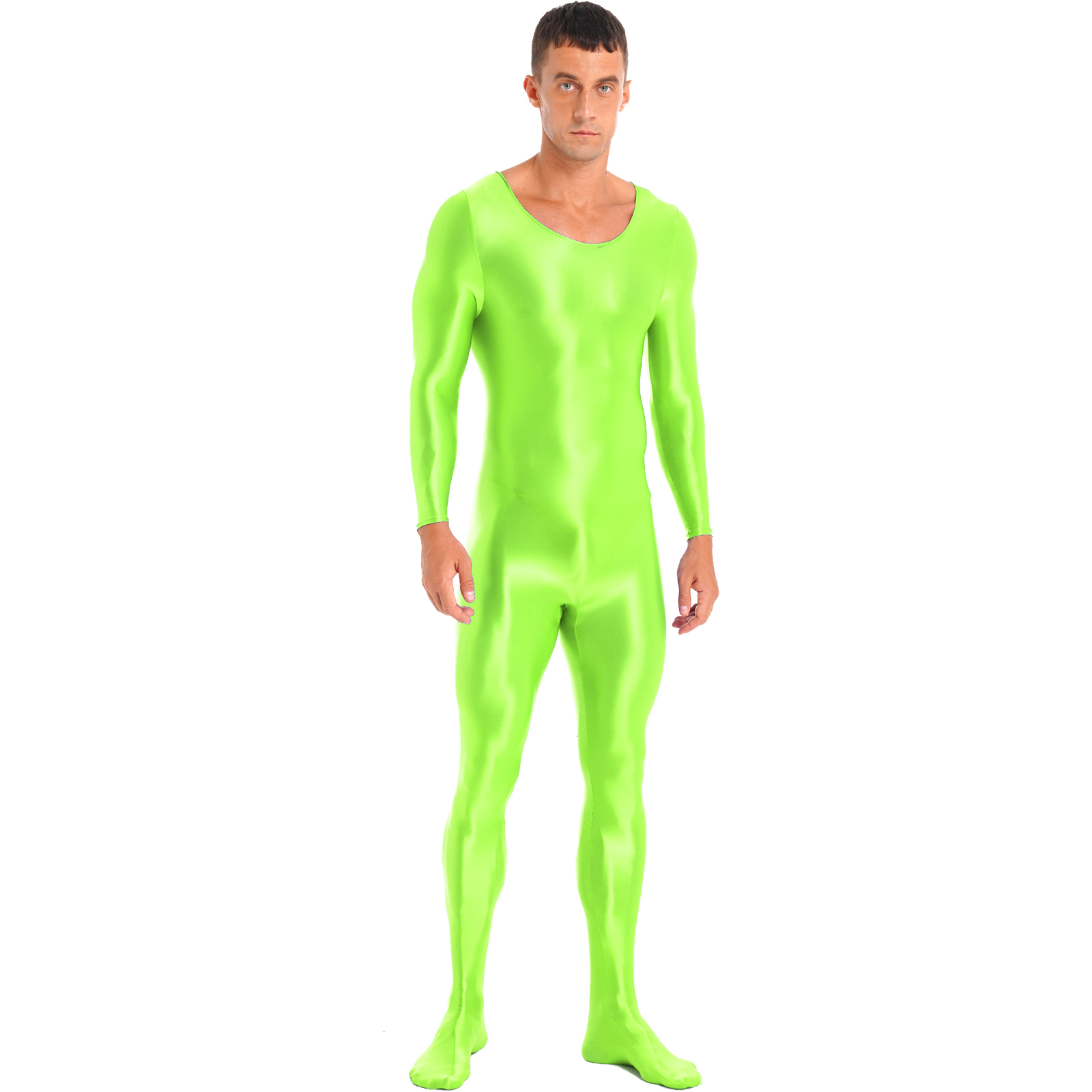 Men's Swimwear swimsuit full body Skintight garment solid color sleeveless ultrathin suitable underwear Leggings pole dance club 230705