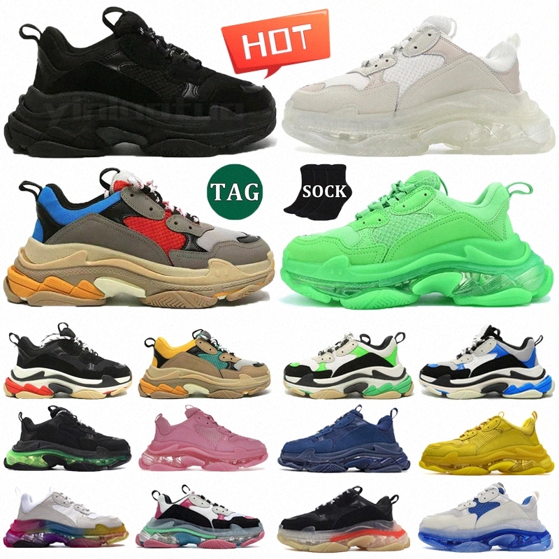 Triple S 17fw Designer Men Women Running Shoes Platform Sneakers Black White Grey Red Pink Orange Old Dad Paris Light Trainers Fashion Tnnis 36-45, #12
Triple S 17fw Designer Men Women Running Shoes Platform Sneakers Black White Grey Red Pink Orange Old Dad Paris Light Trainers Fashion Tnnis 36-45, #12