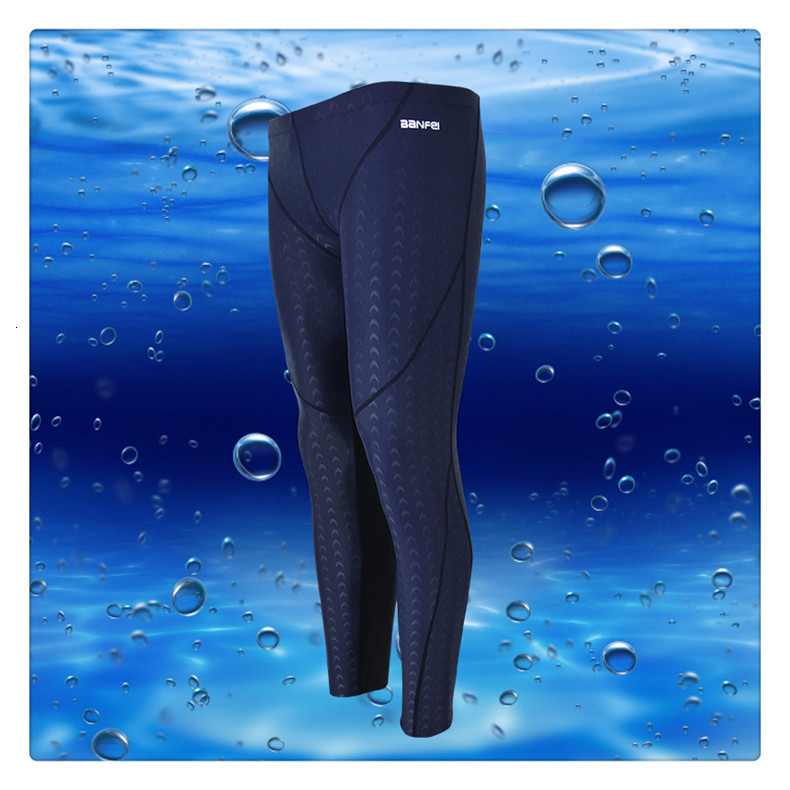 Men's Shorts Professional swimming trunks swimwear Long Tight fitting beach sports 230705