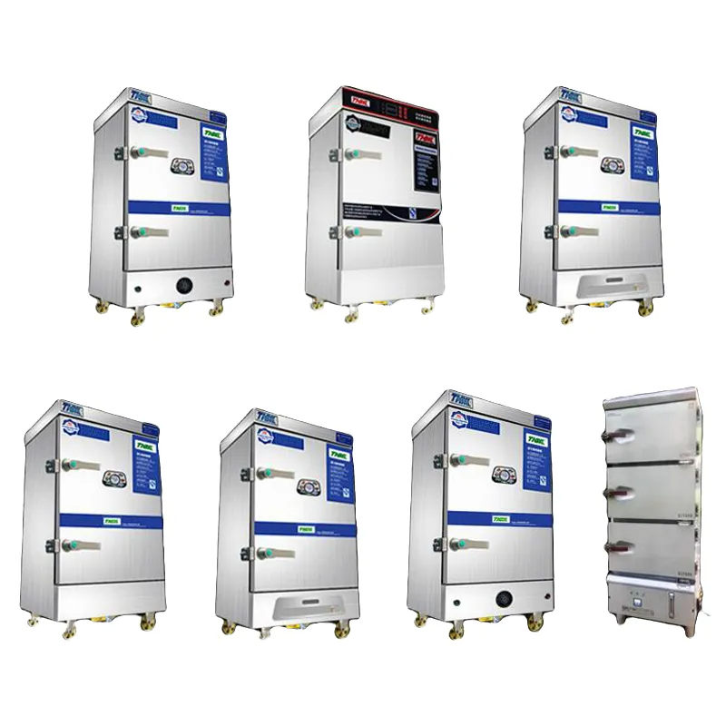Electric Heating Rice Steamer Bun Steamer Bread Food Warmer JJSHOO Commercial stainless steel Cabinet Steam Machine