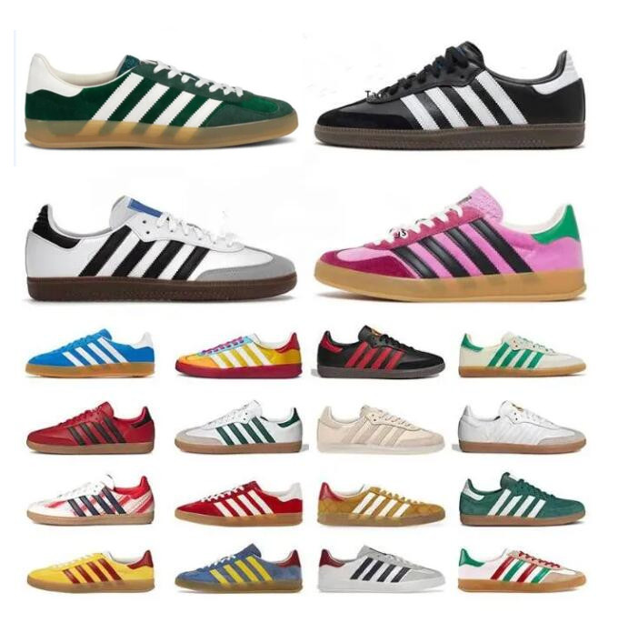 OG Designer Casual Samba Shoes Vegan White Black Gum Red Gazelles Trainers Monogram Gazelle Pink Wales Bonner Cream Green Sambas Platform Sneakers 36-45
OG Designer Casual Samba Shoes Vegan White Black Gum Red Gazelles Trainers Monogram Gazelle Pink Wales Bonner Cream Green Sambas Platform Sneakers 36-45