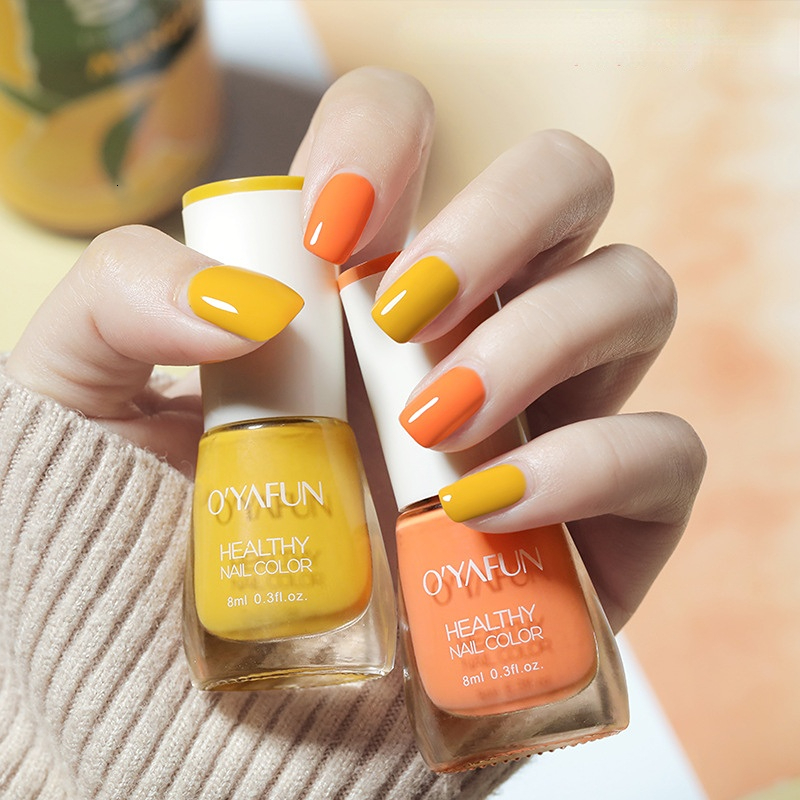 Nail Gel 40 Colors 8ml Nail Polish Normal Without Lamp Art Manicure Semipermanent Varnish Quick Dry Tearable Long Lasting Nail Polish 230706