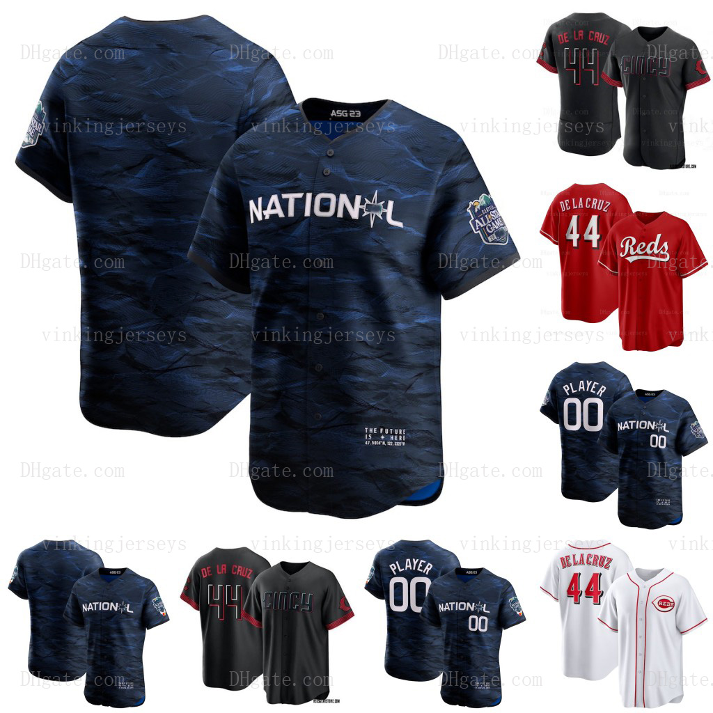 2023 All Star Game Reds baseball Jerseys #44 Elly De La Cruz Jonathan India Tyler Stephenson Wil Myers Jonathan India Jake Fraley Stuart Fairchild Spencer Steer Friedl, Coolbase men
2023 All Star Game Reds baseball Jerseys #44 Elly De La Cruz Jonathan India Tyler Stephenson Wil Myers Jonathan India Jake Fraley Stuart Fairchild Spencer Steer Friedl, Coolbase men