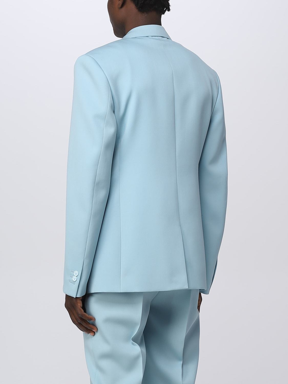 Men's Suits Blazers Fashion Blue Suit 2 Pieces Blazer Pants One Button ed Lapel Satin Business Formal Work Wedding Groom Costume Homme 230705