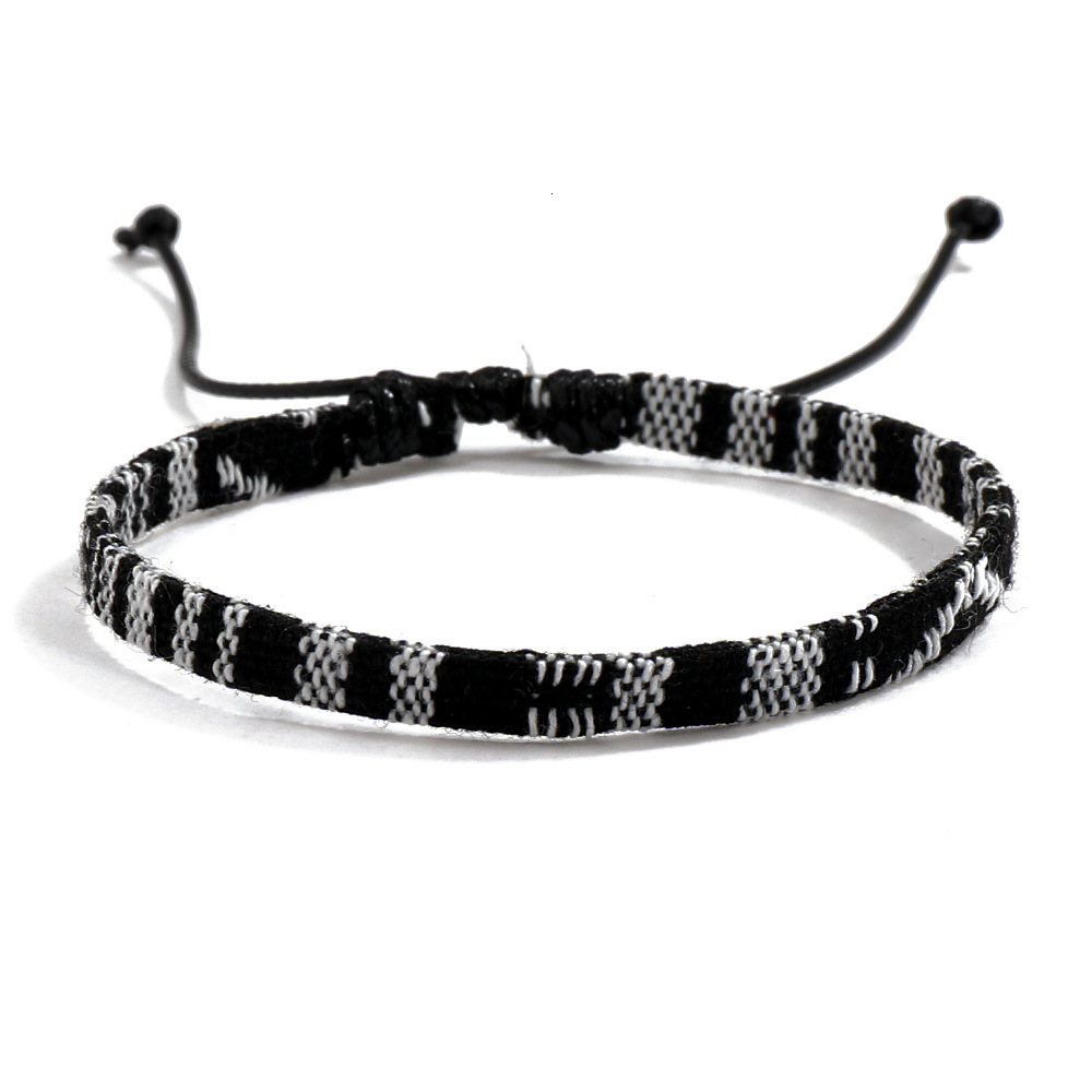 Chain European Pulsera Tela Vintage Bohemia Weaved Fabric Bracelet for Men Ethnic Nepal Braided Tissu Bracelet Men Women Jewelry Gift 230706
