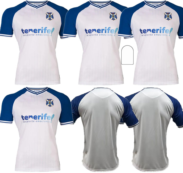 23/24 CD Tenerife soccer jerseys Centenary Kit Special 2023 2024 100th anniversary Elady Shashoua Mellot Michel Mollejo camisetas de futbol football shirt S-2XL, White
23/24 CD Tenerife soccer jerseys Centenary Kit Special 2023 2024 100th anniversary Elady Shashoua Mellot Michel Mollejo camisetas de futbol football shirt S-2XL, White