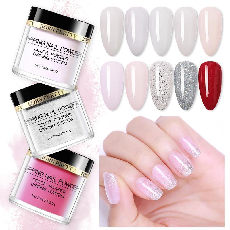 Nail Glitter Dipping Nail Powder Gradient French Glitter Dust Power Natural Dry Witout Cure Dip Nail Power Decoration Manicure 230705