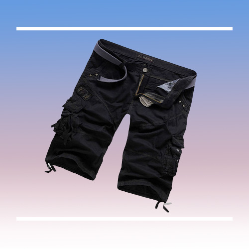 high Quality Fashion outdoor Runway Patch Straight White Khaki Black Blue 5color Camo Tactical Cargo Shorts Men Plus Size4557044