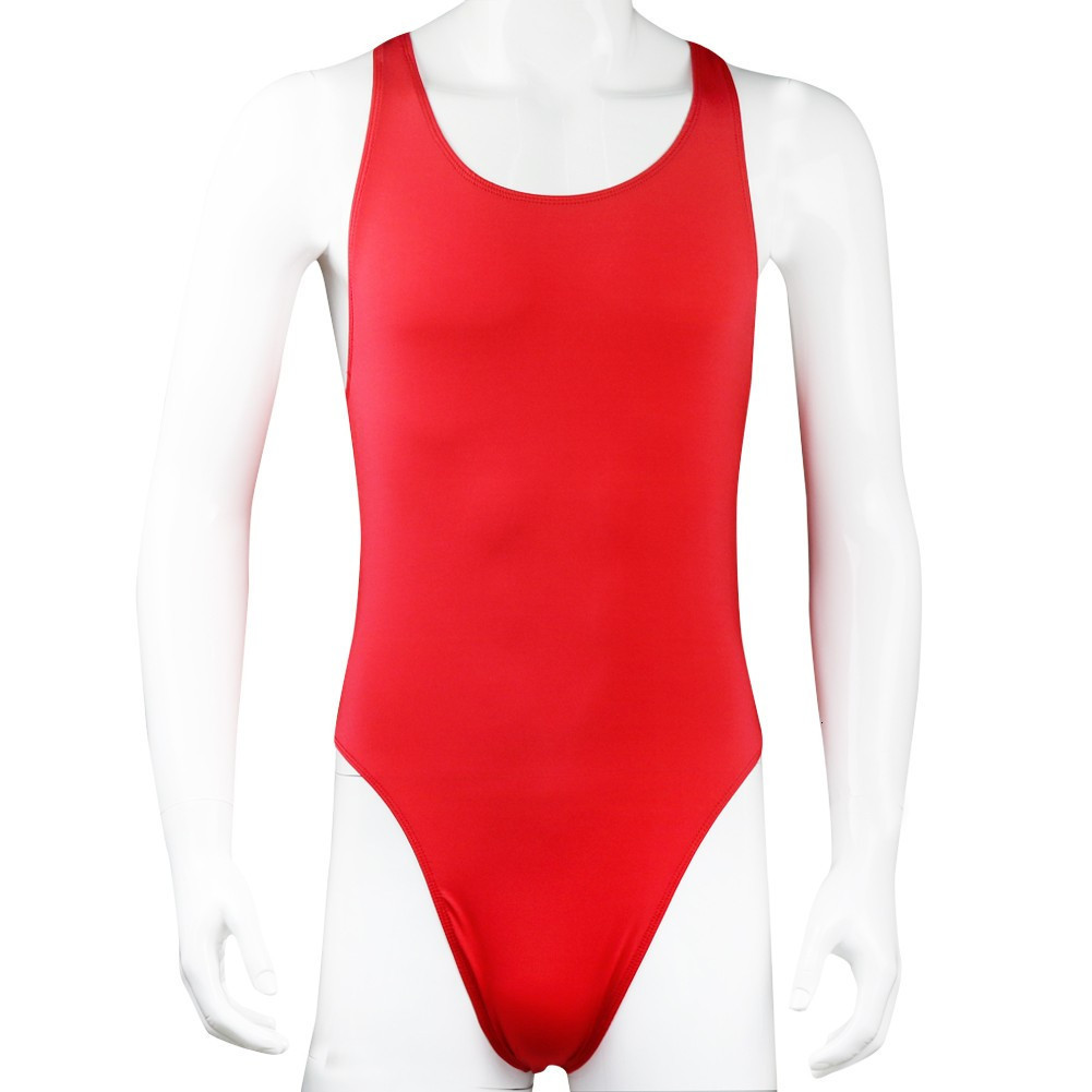 Men's Swimwear sexy underwear tight men's long sleeve elastic Thong Wetlook Skintight garment 230705