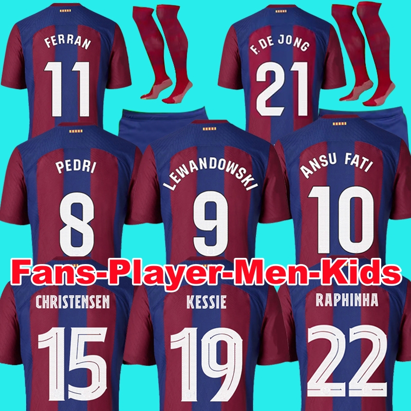 23 24 Camisetas de football soccer jerseys PEDRI LEWANDOWSKI GAVI 2023 2024 FC ANSU FATI FERRAN RAPHINHA barcelona DEST football shirt men barca kit kids equipments, 23/24 away+ucl
23 24 Camisetas de football soccer jerseys PEDRI LEWANDOWSKI GAVI 2023 2024 FC ANSU FATI FERRAN RAPHINHA barcelona DEST football shirt men barca kit kids equipments, 23/24 away+ucl