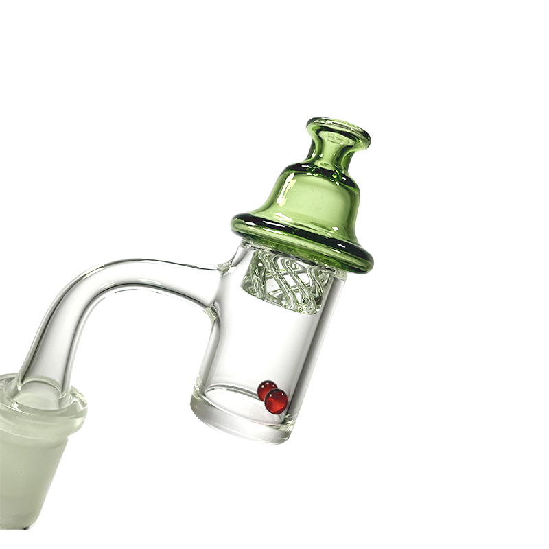 Full Weld 25mm Quartz Banger With Glass Cyclone Spinner Carb Cap Ruby Terp Slurper Pearl - 10mm 14mm Male Frosted Joint For Glass Rig Bong
Full Weld 25mm Quartz Banger With Glass Cyclone Spinner Carb Cap Ruby Terp Slurper Pearl - 10mm 14mm Male Frosted Joint For Glass Rig Bong