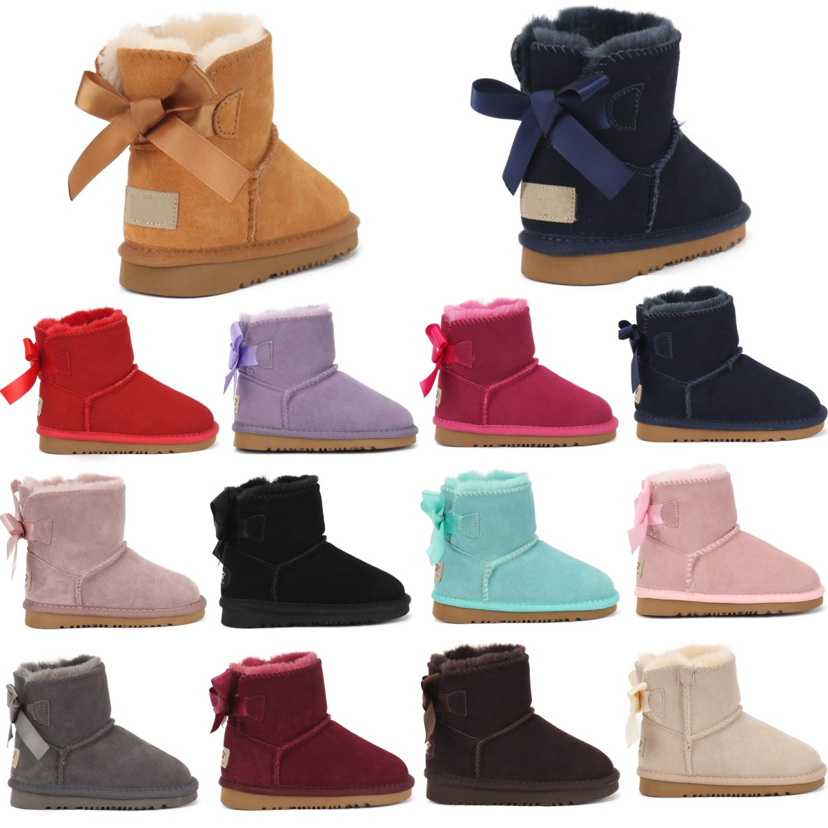 Mini Bailey Bow Australia Classic Kids Uggi Boots Girls Toddler Shoes Winter Snow ugglies Sneakers Designer II baby Kid Boot Youth wgg Chestnut Red Rock Rose Grey
Mini Bailey Bow Australia Classic Kids Uggi Boots Girls Toddler Shoes Winter Snow ugglies Sneakers Designer II baby Kid Boot Youth wgg Chestnut Red Rock Rose Grey