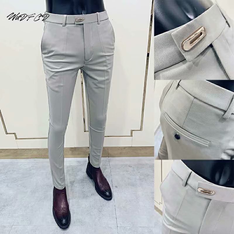 Men's Pants Men Clothing Dress Spring and Summer Fashion Casual Korean Style Easy Matching Thin Black Suit Trend Slim Leggings 230705