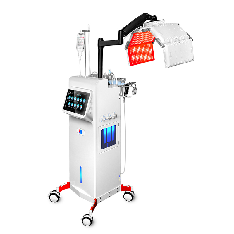 High-end Photon Therapy Hair Scalp Care Skin Whitening 11 in 1 Device Skin Rejuvenation V Face Shaping Pore Shrink Wrinkle Redness Reduce Oxygen Aqua 
