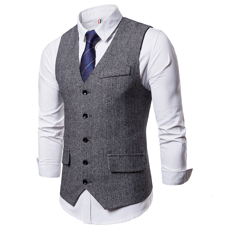 Men's Vests Vest Dark Single Breasted Blended Mens Denim Jeans Waistcoat Jacket Slim Fit Casual Formal Business Male 230705