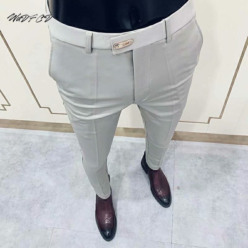 Men's Pants Men Clothing Dress Spring and Summer Fashion Casual Korean Style Easy Matching Thin Black Suit Trend Slim Leggings 230705