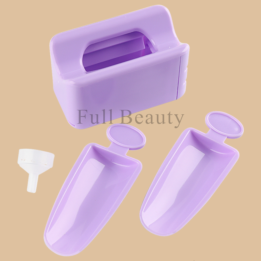 Nail Glitter Nail Glitter Powder Recycling Box Dip System Dust Collector Shiny Sequin Container Holder Manicure Storage Case SCF 230705