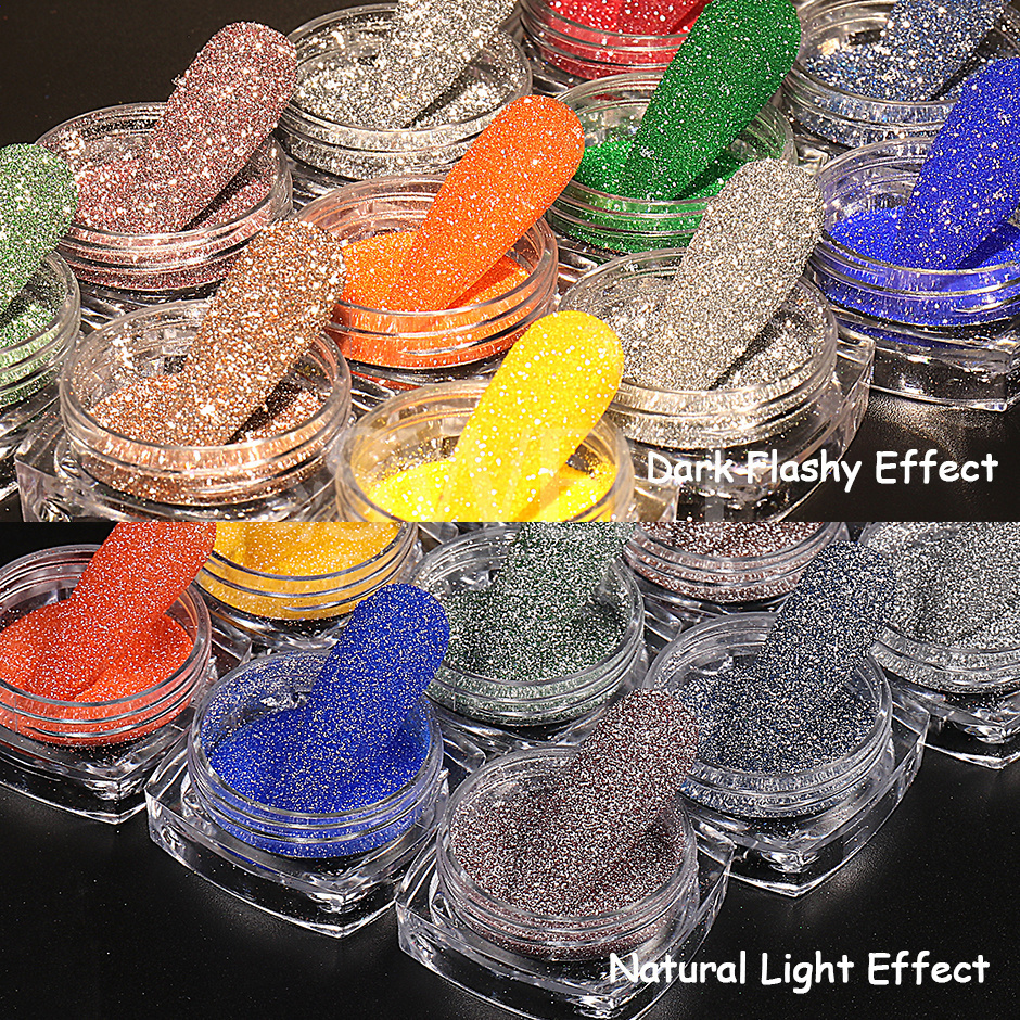 Nail Glitter Sparkles Reflective Pink Nail Glitter Powder Colorful Crystal Sequins Chrome Pigment Gel Polish Nail Decoration SWFG 230705