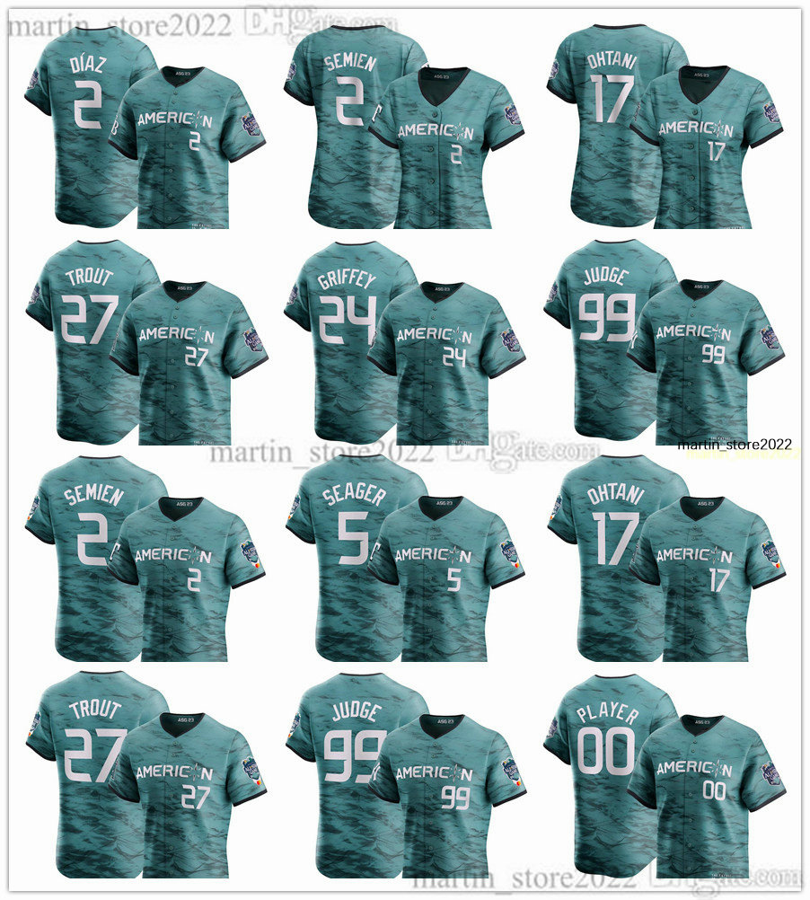 2023 All-Star Baseball Jerseys 54 Sonny Gray 21 Michael Lorenzen 74 Kenley Jansen 13 Salvador Perez 25 Brent Rooker 88 Luis Robert Jr. 48 Emmanuel Clase 11 Jose Ramirez, Men royal
2023 All-Star Baseball Jerseys 54 Sonny Gray 21 Michael Lorenzen 74 Kenley Jansen 13 Salvador Perez 25 Brent Rooker 88 Luis Robert Jr. 48 Emmanuel Clase 11 Jose Ramirez, Men royal