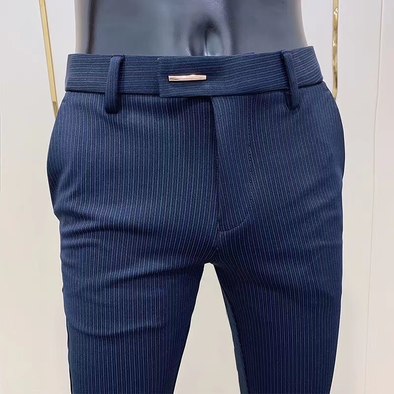 Men's Pants Men Clothing Dress Spring and Summer Fashion Casual Korean Style Easy Matching Thin Black Suit Trend Slim Leggings 230705