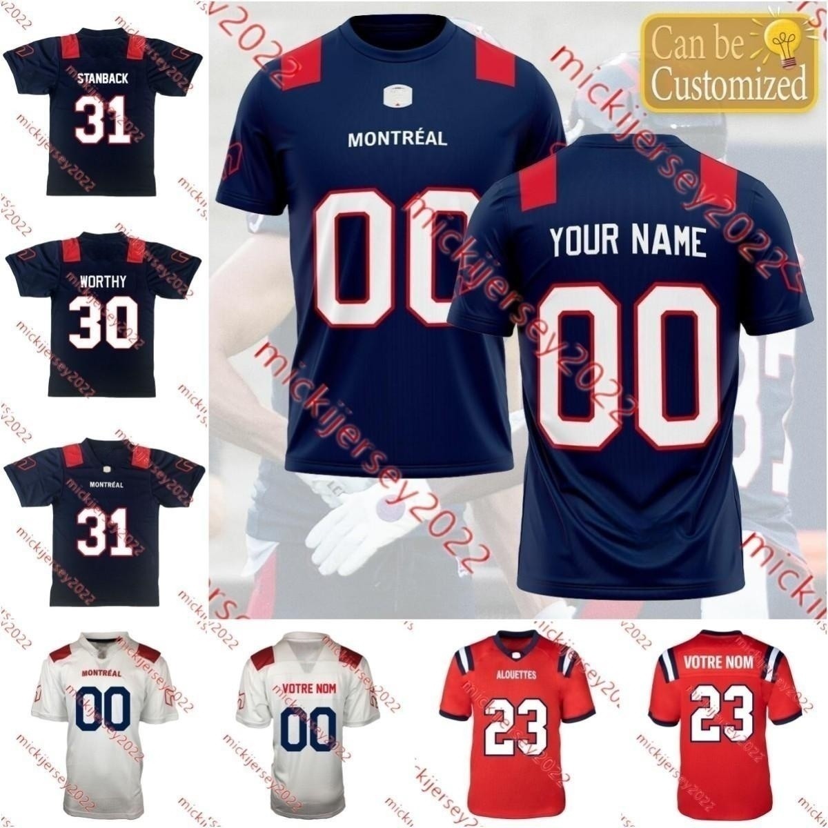 Montreal Alouettes Football jersey David Cote Caleb Evans Cody Fajardo Regis Cibasu Kaion Julien-Grant Austin Mack Mens Custom Stitched Mens Youth Montreal jerseys