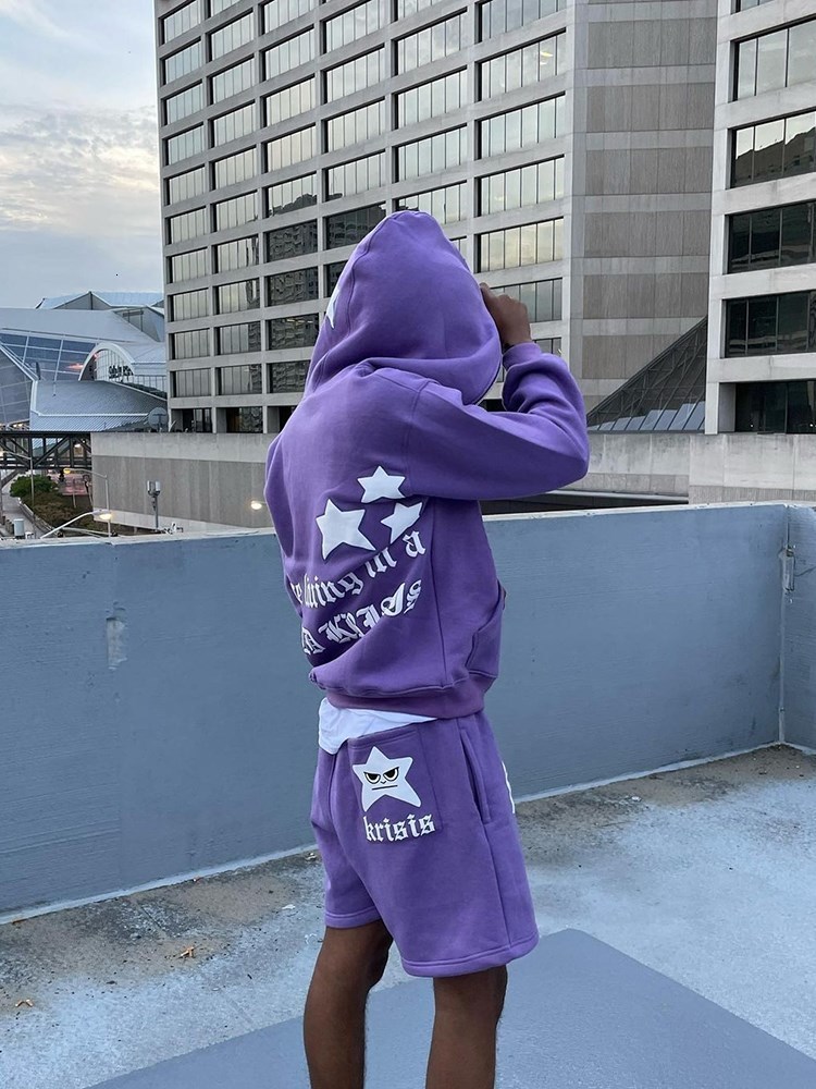 Mens Hoodies Sweatshirts Y2K Star Letter Print Hoodie Men Fashion Zip Up Long Sleeve Oversized Jacket Coat Harajuku Gothic Hooded Sweatshirt Teen Clot