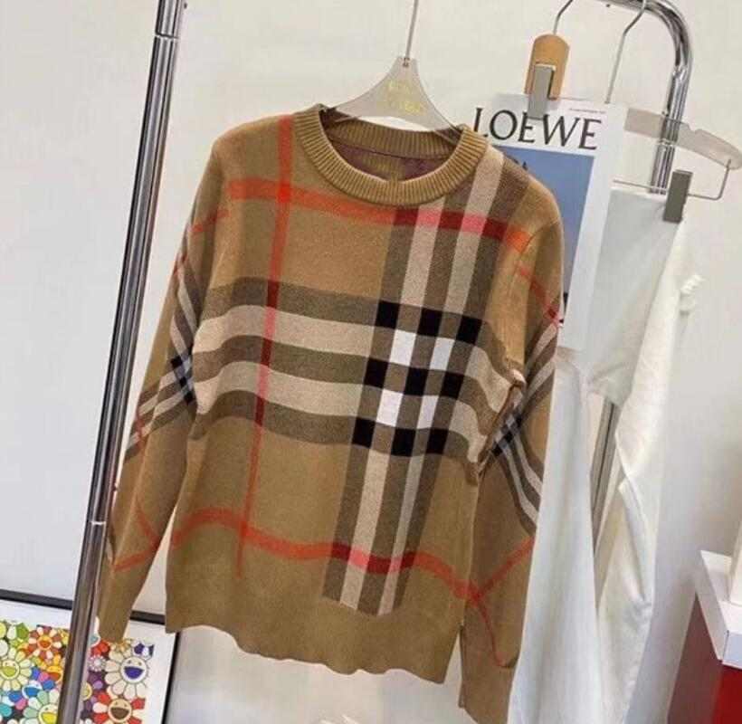 Winter Fall Women Brand Designer B Letter Pattern Cardigan Sweater Coat Wool Blended Woman Ladies Knitted Top V-Neck Jacket