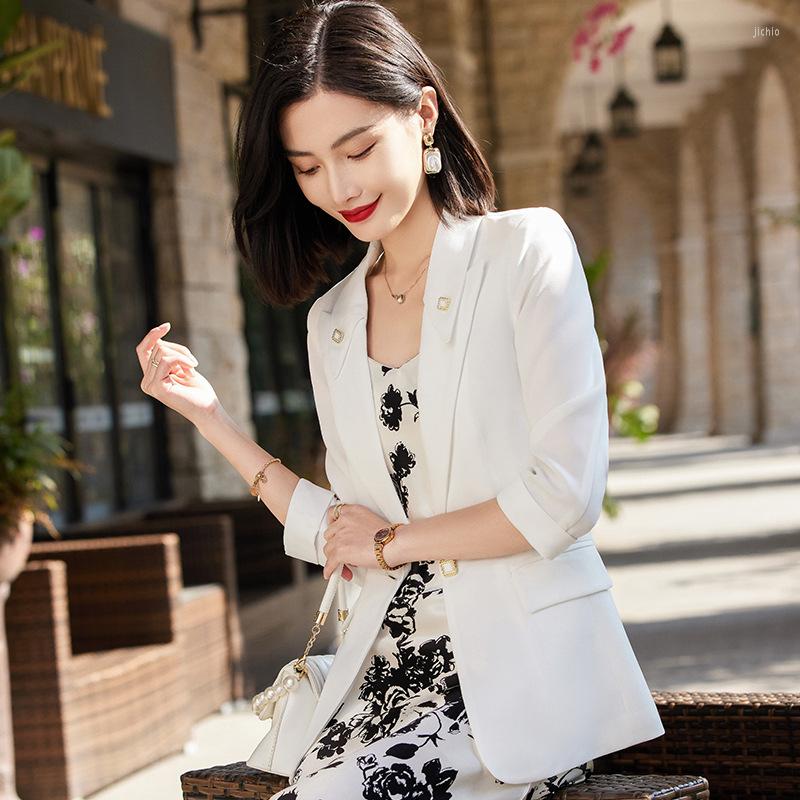 Womens Suits Ladies Office Elegant Blazers Jackets Coat Spring Summer Women Business Work Wear Professional Female Outwear Tops Clothes