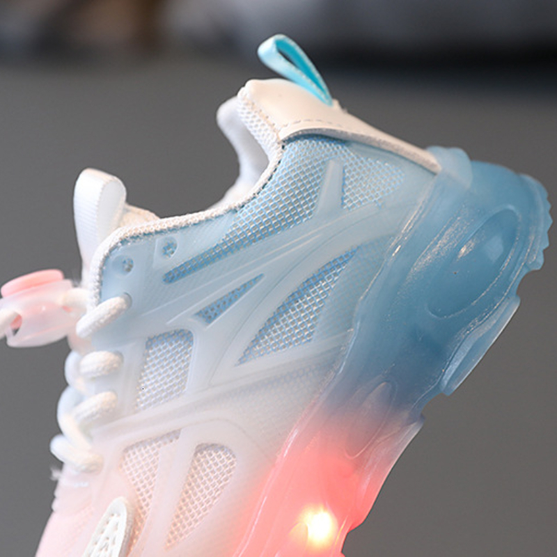 Sneakers Children Led Glowing Casual Shoes for Boys Mesh Breathable Light Up Sneakers Girls Shoes Kids Luminous Sport Running Shoes Tenis 230705