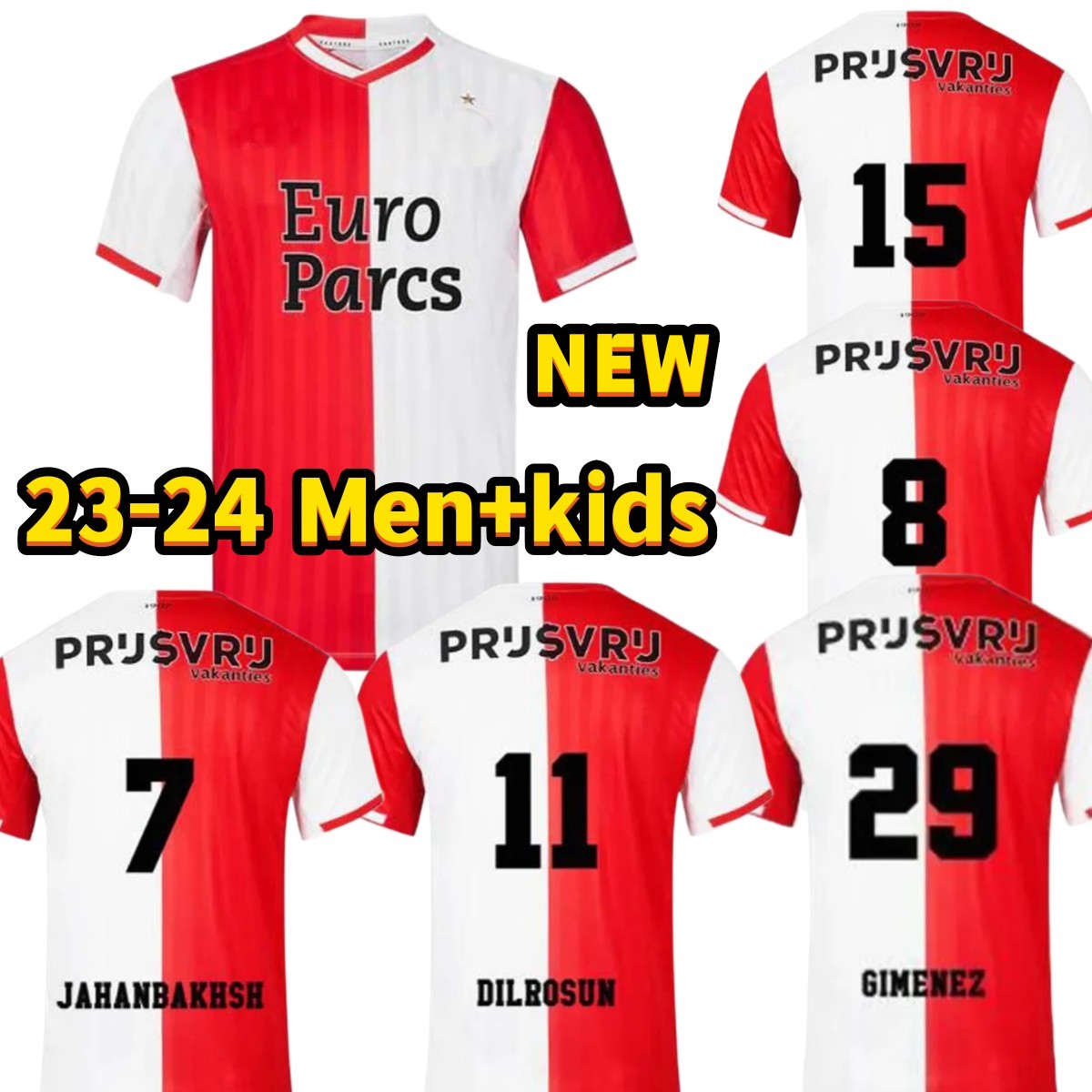 23 24 Feyenoords KOKCU soccer jerseys Gimenez Danilo TRAUNER HARTMAN 5 GIMENEZ 29 PAIXAO TAABOUNI TIMBER 2023 2024 Home away Men kids football shirt, 23/24 home+ucl
23 24 Feyenoords KOKCU soccer jerseys Gimenez Danilo TRAUNER HARTMAN 5 GIMENEZ 29 PAIXAO TAABOUNI TIMBER 2023 2024 Home away Men kids football shirt, 23/24 home+ucl