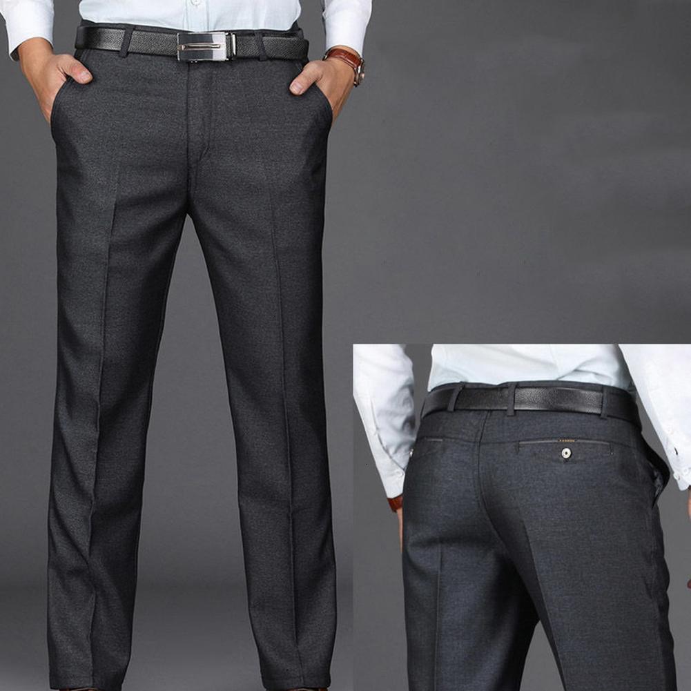 Men's Pants Workwear Comfy Full Length Casual Male Straight Leg Daily Clothing 230705