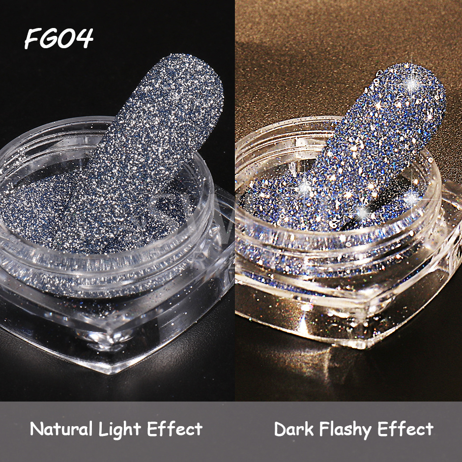 Nail Glitter Sparkles Reflective Pink Nail Glitter Powder Colorful Crystal Sequins Chrome Pigment Gel Polish Nail Decoration SWFG 230705