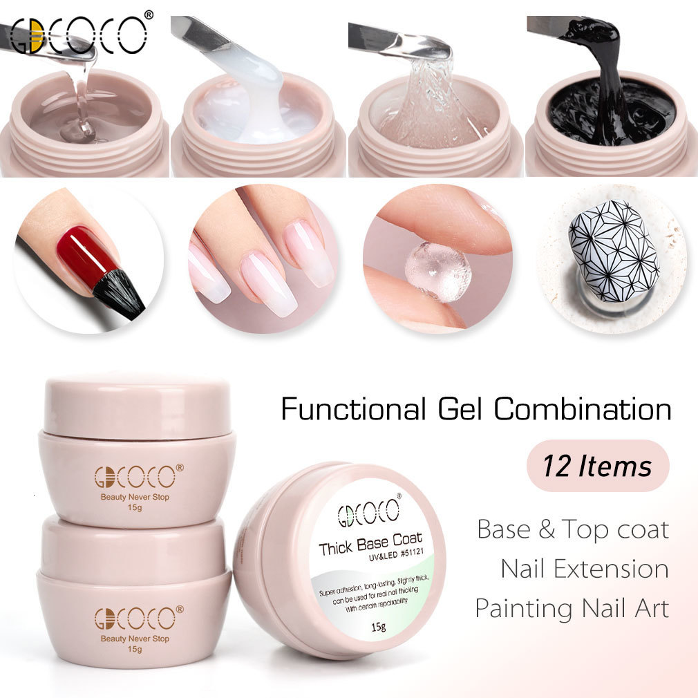 Nail Polish Venalisa GDCOCO Reinforce Gel Keep Nail C Arc UV Construction Gel Thick Base Coat Hard Painting Gel Lacquer 5D Modelling Gel 230706