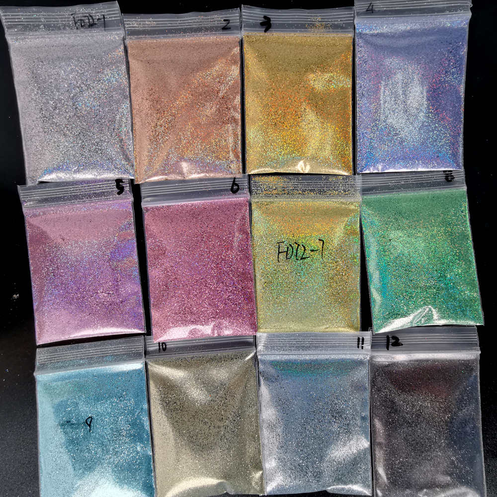 Nail Glitter 1128 5g Holographic Rainbow Fine Glitter Powder SilverPinkGold Nail Holo Glitter Cosmetic Grade Glitter 02mm 230705