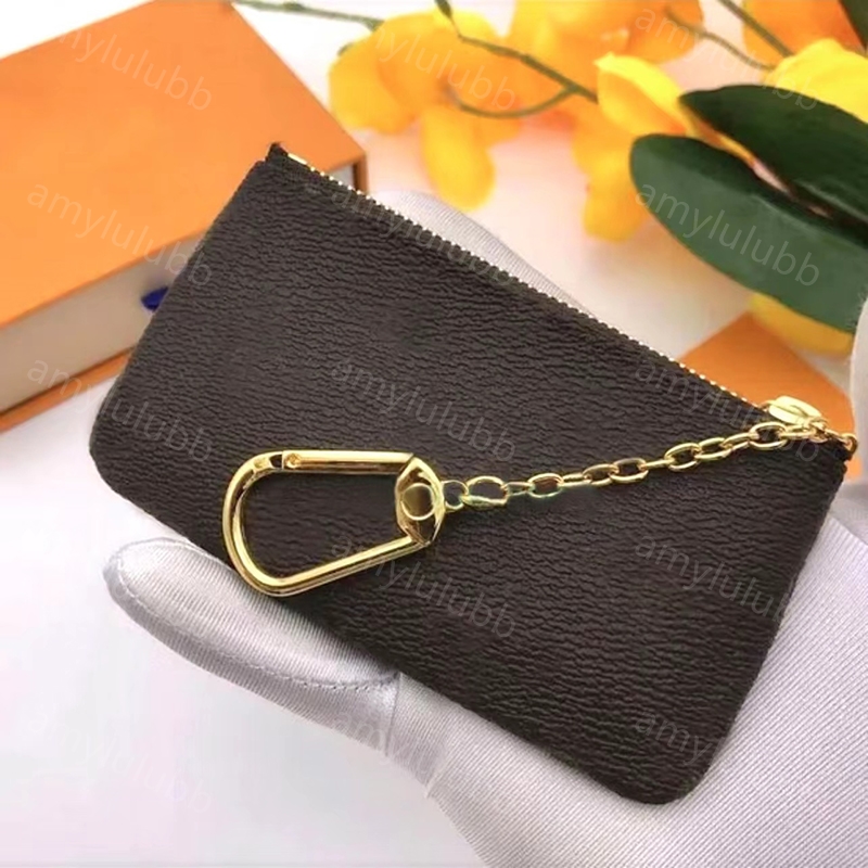 Designer Card Holder Zippy Coin Purse Mini Wallet Clutch women key pouch ID card men cover case money Bags short wallet purse Women cardholder purse chain wallet