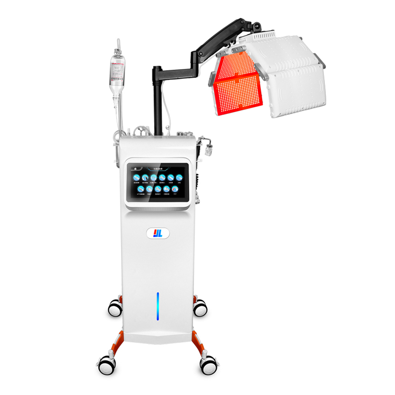High-end Photon Therapy Hair Scalp Care Skin Whitening 11 in 1 Device Skin Rejuvenation V Face Shaping Pore Shrink Wrinkle Redness Reduce Oxygen Aqua 