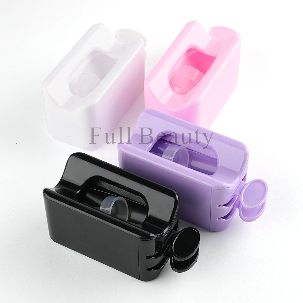 Nail Glitter Nail Glitter Powder Recycling Box Dip System Dust Collector Shiny Sequin Container Holder Manicure Storage Case SCF 230705