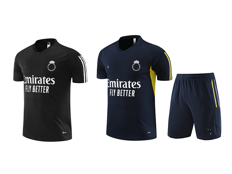 23 24 Real Madrids Football Training Tracksuits Badge embroidery Men Jersey Fast-dry Short Sleeve Soccer Shirt Outdoor Sport T Shirts Top Shorts, No 2
23 24 Real Madrids Football Training Tracksuits Badge embroidery Men Jersey Fast-dry Short Sleeve Soccer Shirt Outdoor Sport T Shirts Top Shorts, No 2