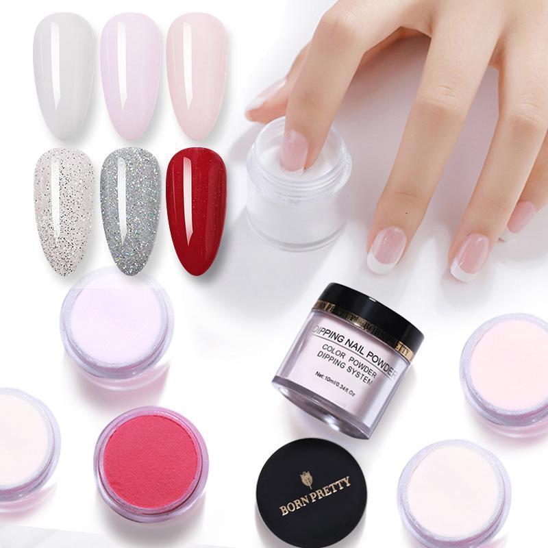 Nail Glitter Dipping Nail Powder Gradient French Glitter Dust Power Natural Dry Witout Cure Dip Nail Power Decoration Manicure 230705