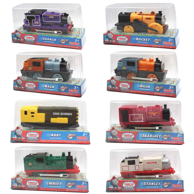 Diecast Model Thomas and Friends Electric Master Stanley Charlie Skarloey Whiff Dash Bash Arry plastic train model Kids Toys Christmas Gift 230705
Diecast Model Thomas and Friends Electric Master Stanley Charlie Skarloey Whiff Dash Bash Arry plastic train model Kids Toys Christmas Gift 230705