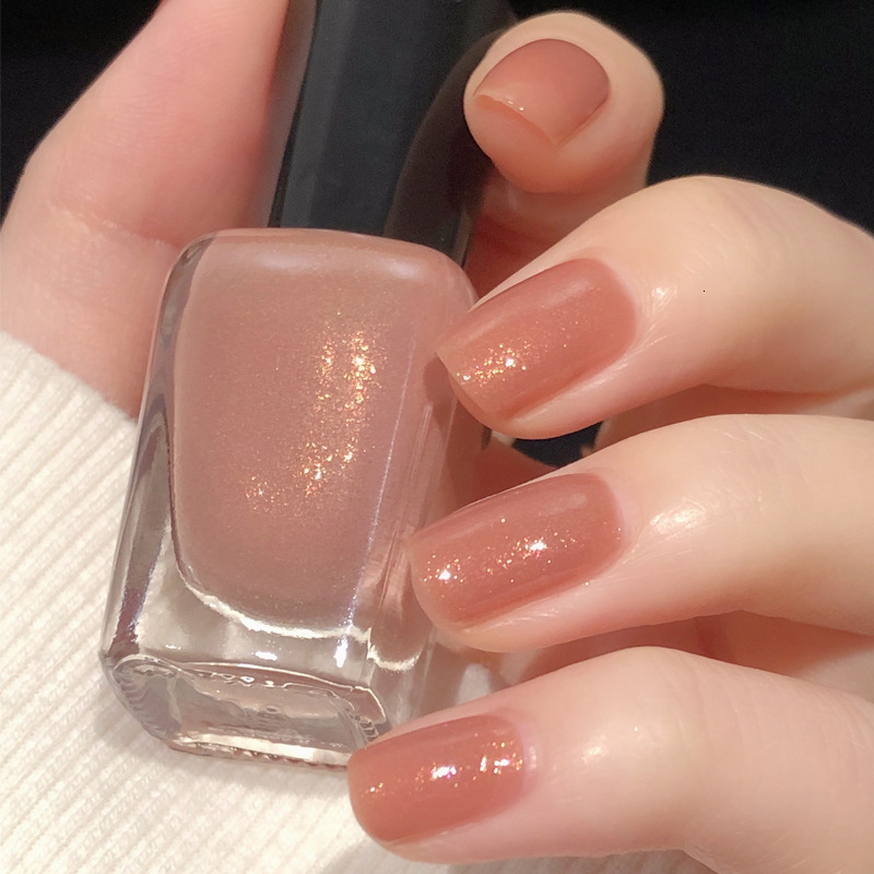 Nail Gel 8ml Nail Art Tearable Quick Dry Normal Without Lamp Nail Polish Glitter Sequins UV Varnish Matte Waterproof Nobake Nail Polish 230706