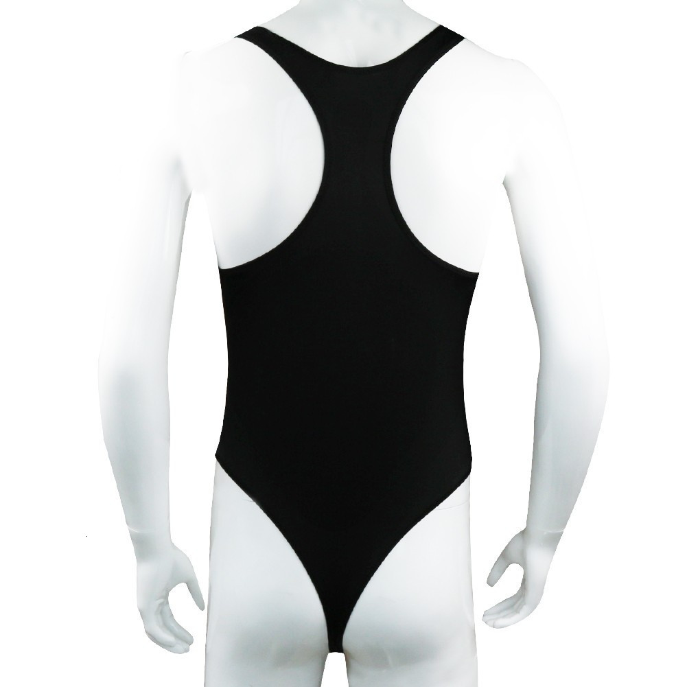 Men's Swimwear sexy underwear tight men's long sleeve elastic Thong Wetlook Skintight garment 230705
