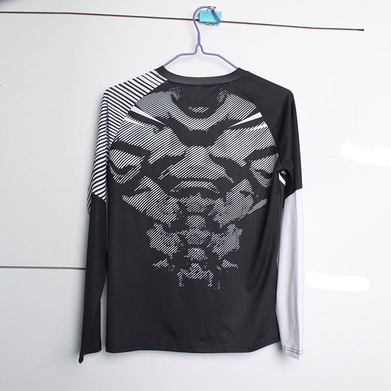 Men's Swimwear Swimsuit fusion men's swimsuit elastic long sleeve surfing clothing breathable Sweatshirt 230705