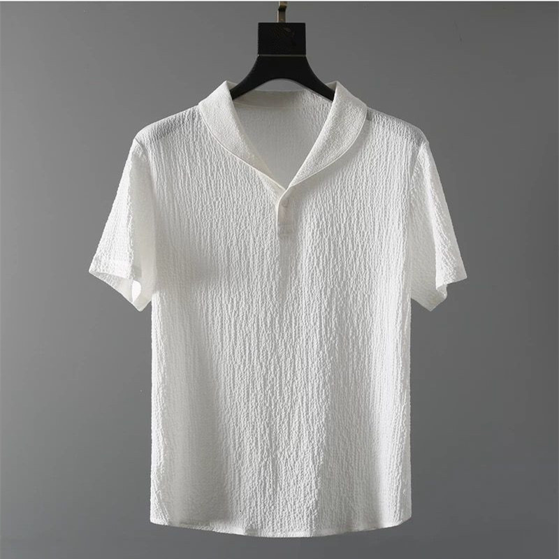 Men's Tracksuits Summer Fashion Classic Business Casual Shirt A Set Clothing Size M4XL 230705
