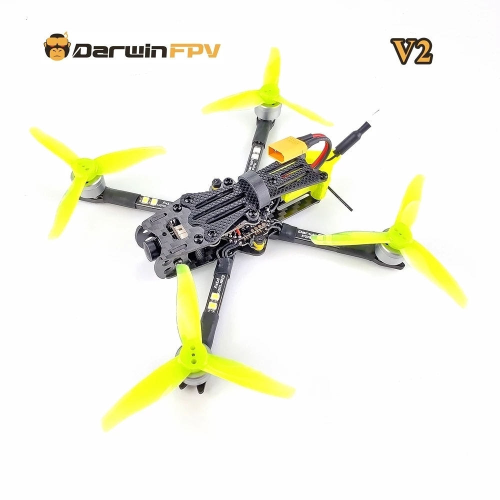 Aircraft Modle DarwinFPV Baby Ape Pro V2 3 Inch FPV Drone Quadcopters 142mm with Brushless Motor Caddx F4 AIO Flight Controller VTX Propeller 230705