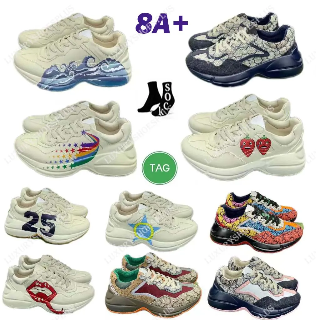 OG Quality Sneaker Designer Shoes Rhyton Sneakers Beige Men Trainers Vintage Luxury Chaussures Ladies Strawberry Wave Mouth Tiger Print, 39
OG Quality Sneaker Designer Shoes Rhyton Sneakers Beige Men Trainers Vintage Luxury Chaussures Ladies Strawberry Wave Mouth Tiger Print, 39