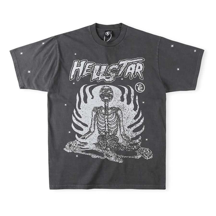 Designer Fashion Clothing Tees Tshirts Hellstar Studios Inner Peace Skull Heavy Industry Wash Men's Short Sleeve Pure Cotton T-shirt Rock Hip hop, Gray
Designer Fashion Clothing Tees Tshirts Hellstar Studios Inner Peace Skull Heavy Industry Wash Men's Short Sleeve Pure Cotton T-shirt Rock Hip hop, Gray